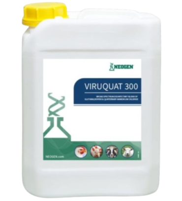 VIRUQUAT 300<BR>الجلوترالدهيد والمركبات الرباعية للأمونيوم